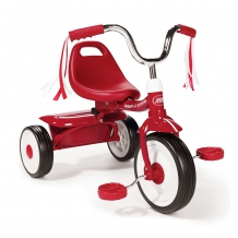 幼教家 美國 Radio Flyer 紅騎士折疊三輪車(彎把)#411A型